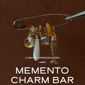 Charm Bar Gold Plated Charm Pendants